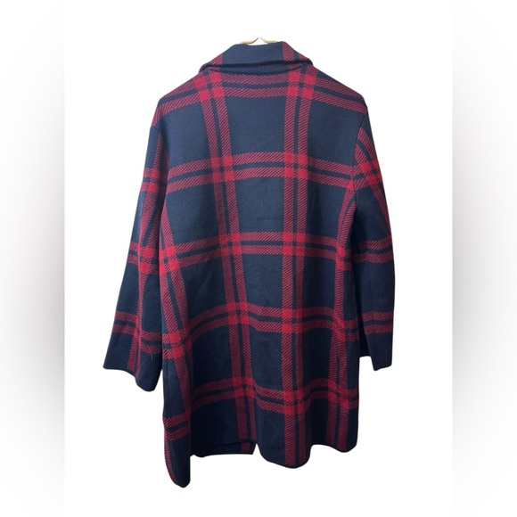 ANNE KLEIN | cardigan jacket plaid XL - Picture 2 of 4